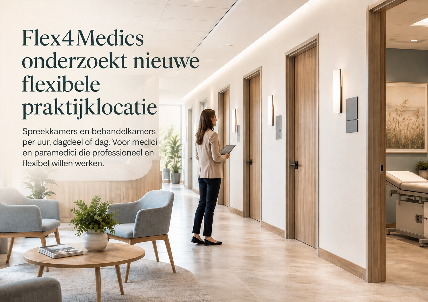 Flex4Medics onderzoekt nieuwe locatie voor flexibele praktijkruimtes